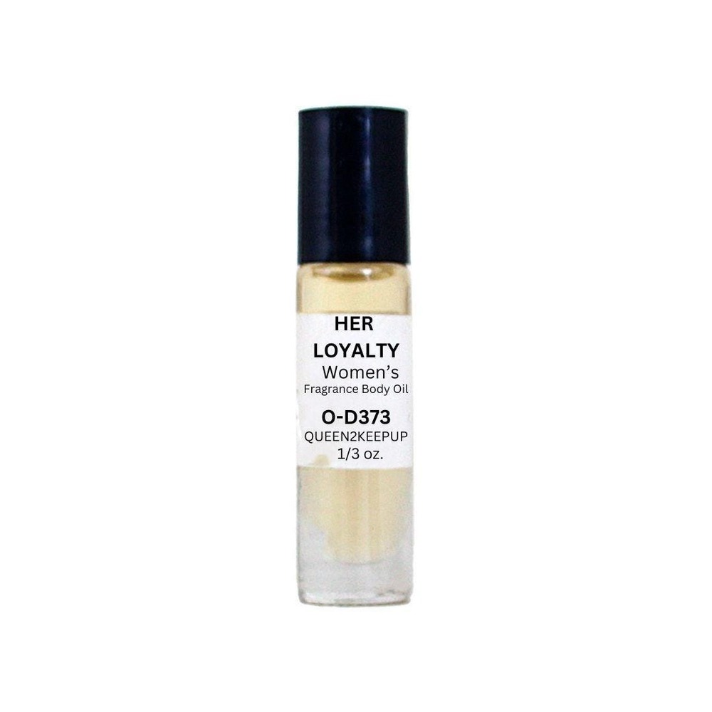 Her Loyalty Women's Body Oil Sweet Gourmand Candied Citrus Vanilla Roll-On Scent